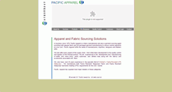 Desktop Screenshot of pacificapparel.com
